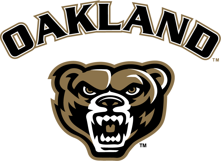 Oakland Golden Grizzlies 2013-2021 Secondary Logo diy DTF decal sticker